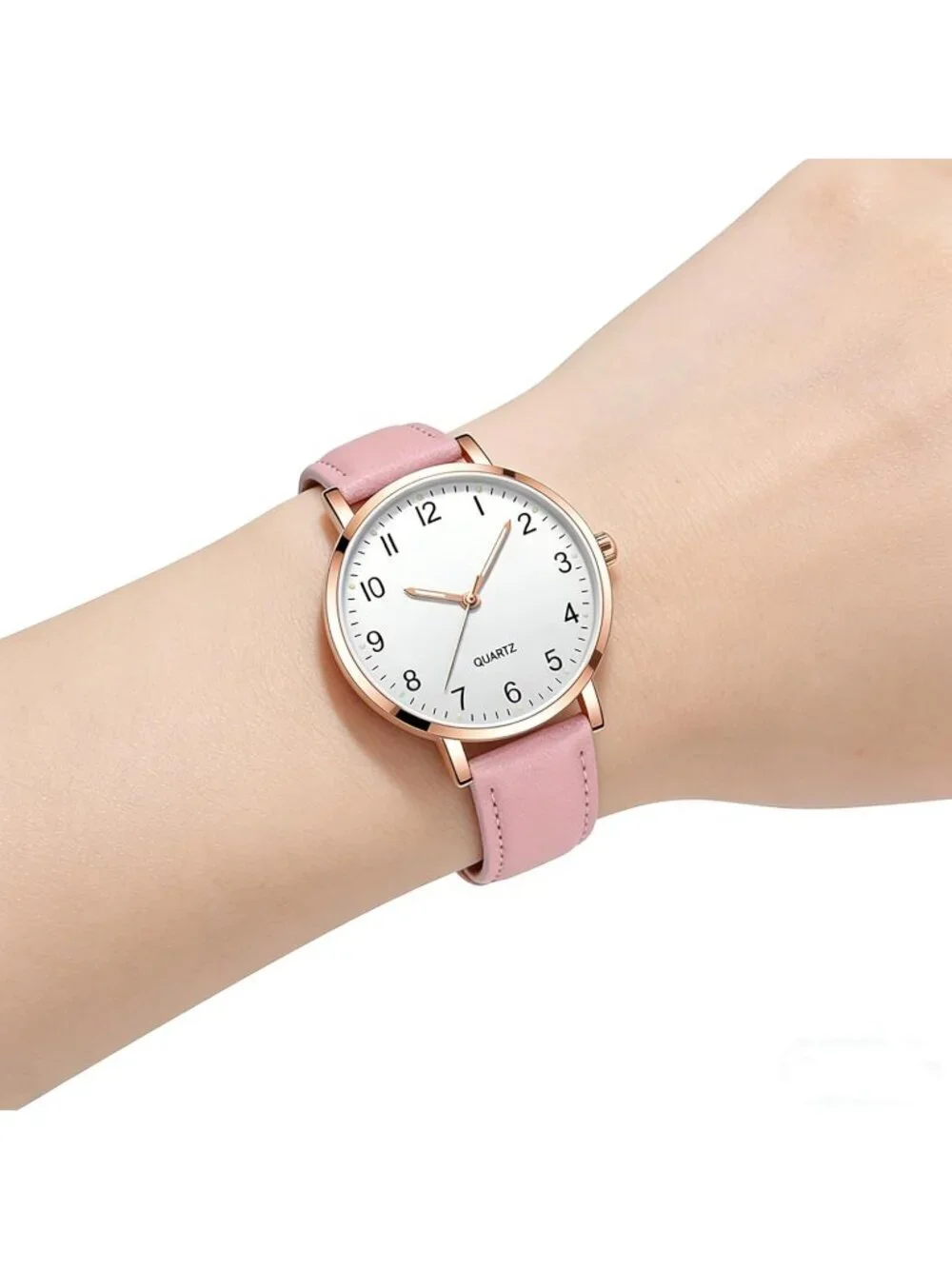 Women's Pink Analog Specially Stylish Quartz Pointer Design Round Wrist Watch